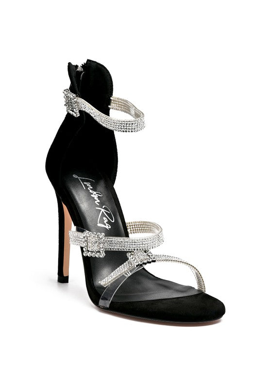 INES BLING STRAP HIGH HEEL SANDALS - lolaluxeshop