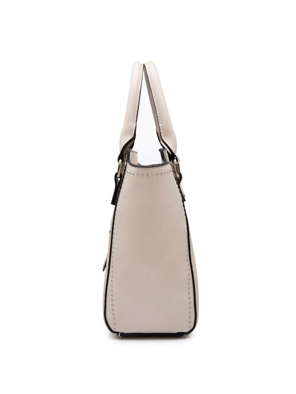 Women tote bag medium large with long strap - LOLA LUXE