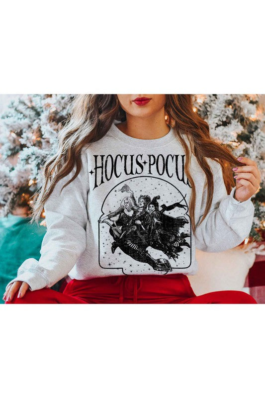 HOCUS POCUS HALLOWEEN GRAPHIC SWEATSHIRT - LOLA LUXE