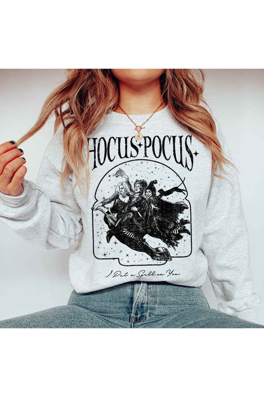 HOCUS POCUS HALLOWEEN GRAPHIC SWEATSHIRT - LOLA LUXE