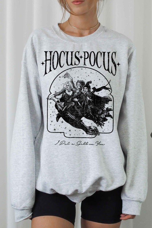 HOCUS POCUS HALLOWEEN GRAPHIC SWEATSHIRT - LOLA LUXE