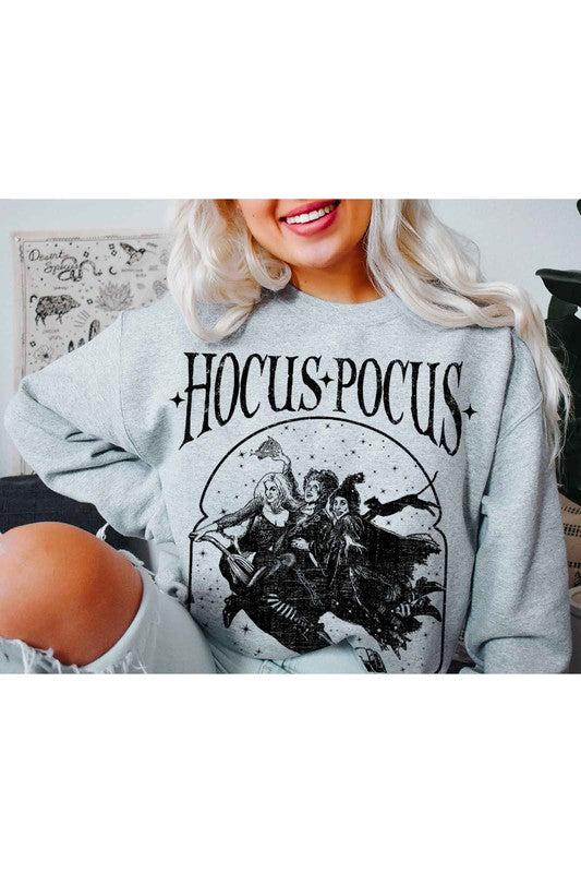 HOCUS POCUS HALLOWEEN GRAPHIC SWEATSHIRT - LOLA LUXE