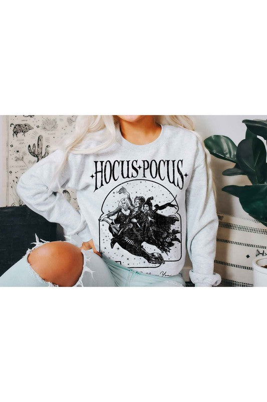 HOCUS POCUS HALLOWEEN GRAPHIC SWEATSHIRT - LOLA LUXE