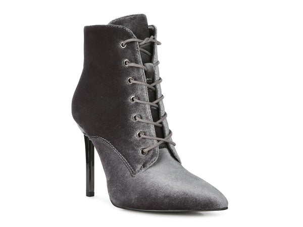 BORNSTA Velvet High Heeled Velvet Boots - lolaluxeshop