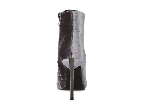 BORNSTA Velvet High Heeled Velvet Boots - lolaluxeshop