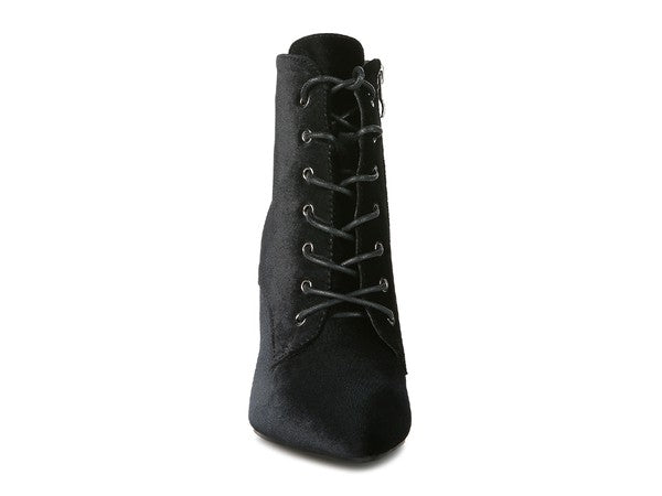 BORNSTA Velvet High Heeled Velvet Boots - lolaluxeshop