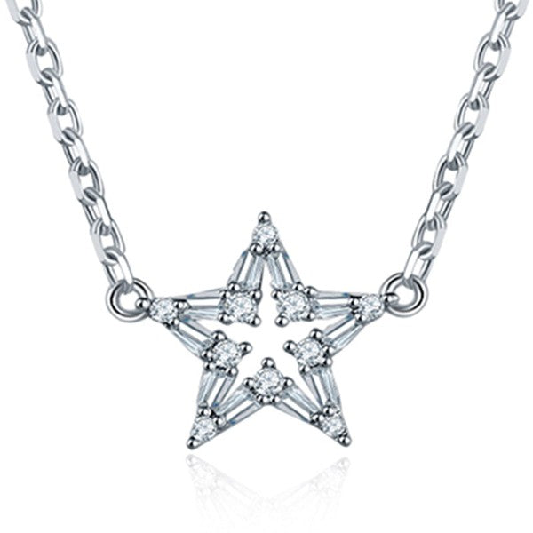 Crystal Star Pendant Necklace - LOLA LUXE