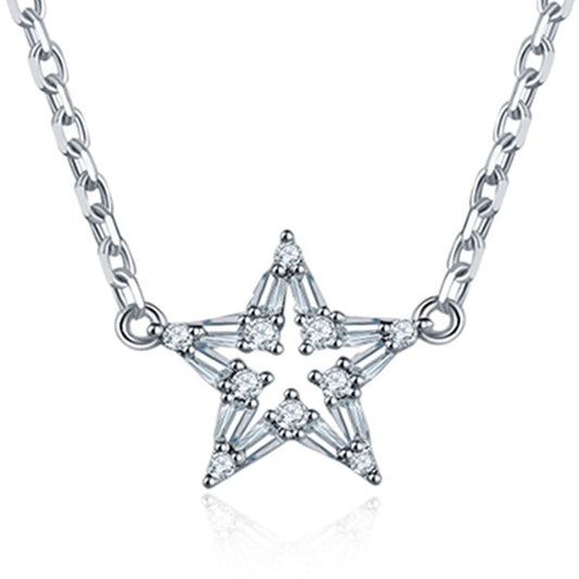 Crystal Star Pendant Necklace - LOLA LUXE