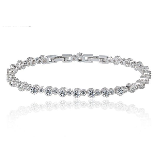 Tennis Bracelet for Women with White Diamond - LOLA LUXE