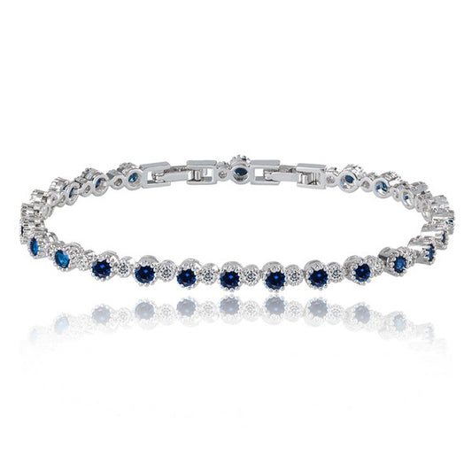 White Diamond Tennis Bracelet for Women - LOLA LUXE