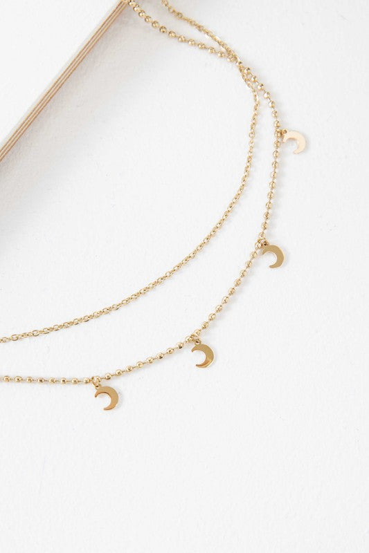 La Lune Layered Necklace - LOLA LUXE