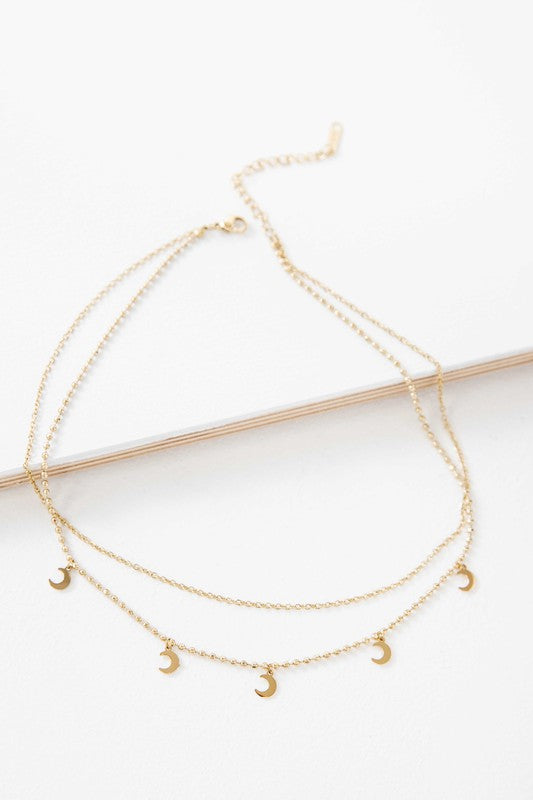 La Lune Layered Necklace - LOLA LUXE