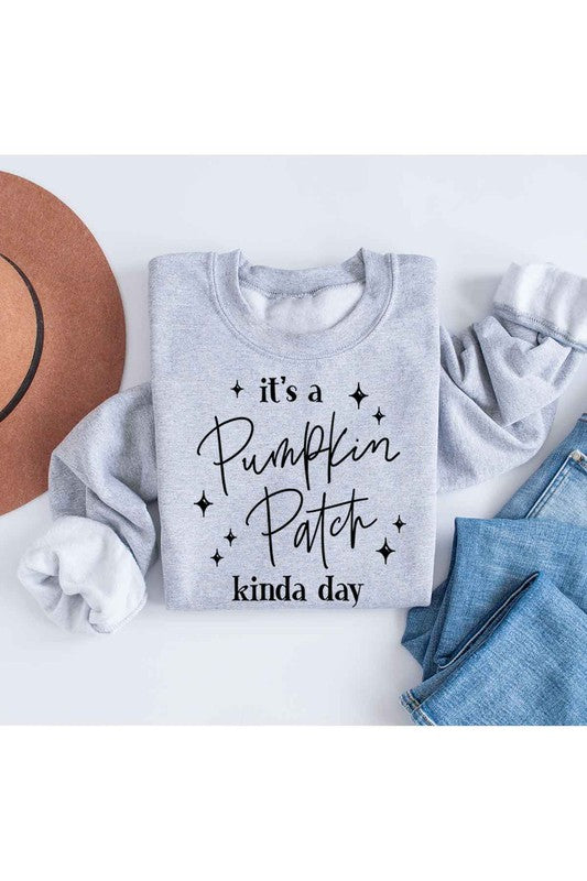 PUMPKIN PATCH DAY GRAPHIC SWEATSHIRT - LOLA LUXE