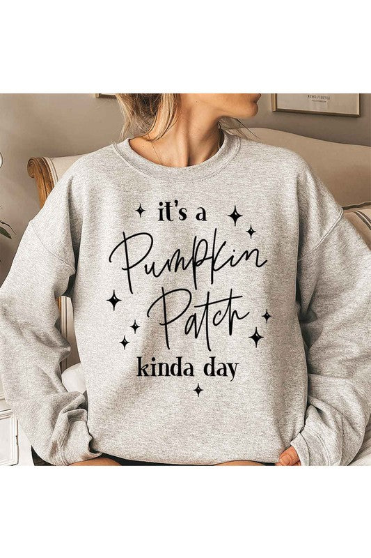 PUMPKIN PATCH DAY GRAPHIC SWEATSHIRT - LOLA LUXE