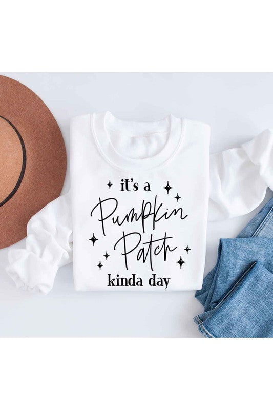 PUMPKIN PATCH DAY GRAPHIC SWEATSHIRT - LOLA LUXE