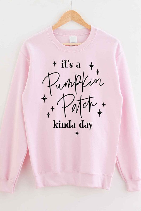 PUMPKIN PATCH DAY GRAPHIC SWEATSHIRT - LOLA LUXE