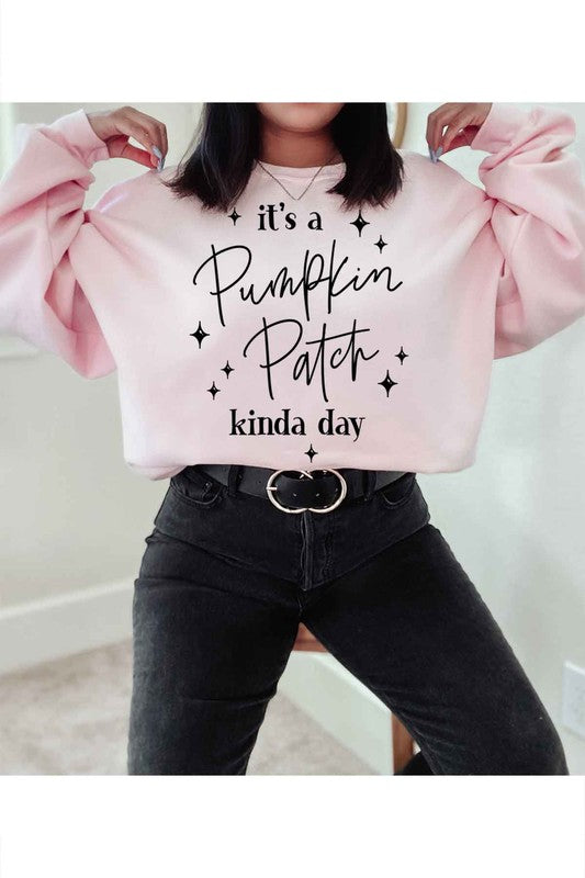 PUMPKIN PATCH DAY GRAPHIC SWEATSHIRT - LOLA LUXE