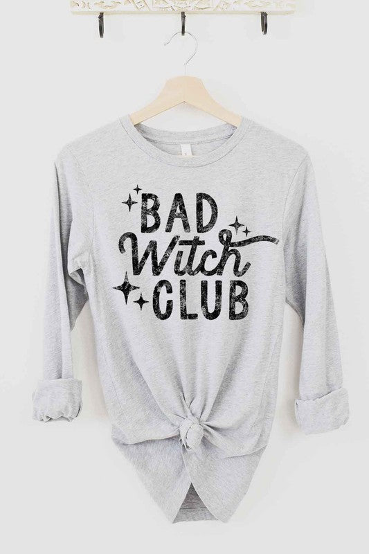 BAD WITCH HALLOWEEN LONG SLEEVE TEE - LOLA LUXE