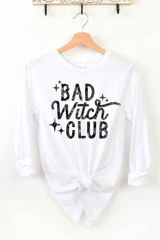 BAD WITCH HALLOWEEN LONG SLEEVE TEE - LOLA LUXE