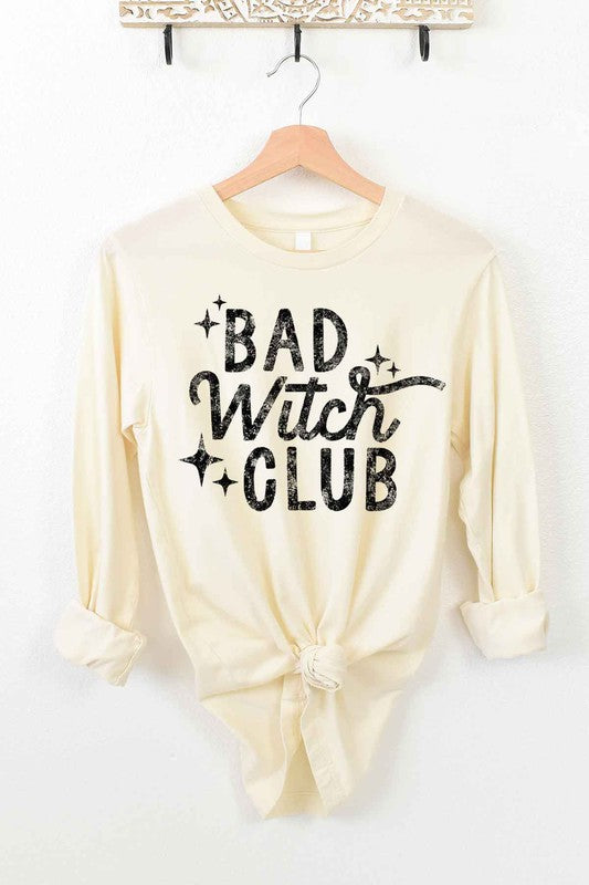 BAD WITCH HALLOWEEN LONG SLEEVE TEE - LOLA LUXE