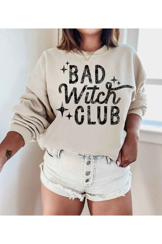 Bad Witch Halloween Graphic Sweatshirt - LOLA LUXE