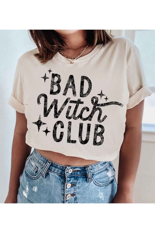 BAD WITCH HALLOWEEN GRAPHIC T SHIRT - LOLA LUXE