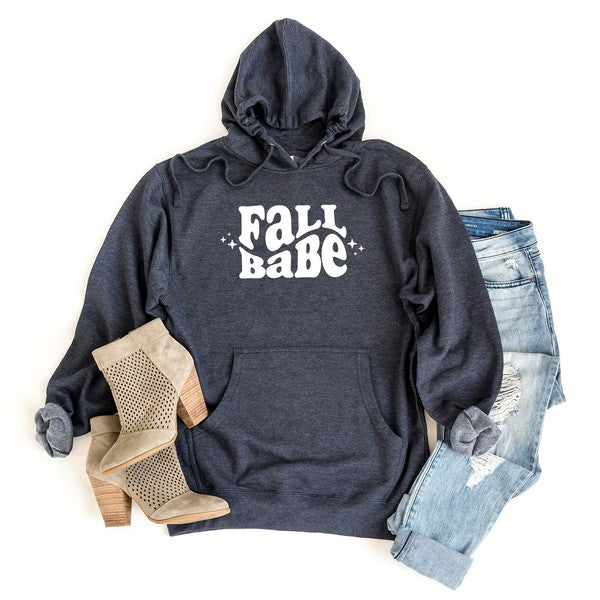 Fall Babe Wavy Stars Graphic Hoodie - LOLA LUXE