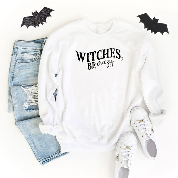 Witches Be Crazy Graphic Sweatshirt - LOLA LUXE