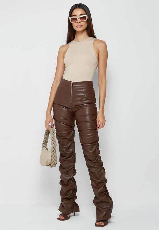 SEXY PU LEATHER PANTS - lolaluxeshop