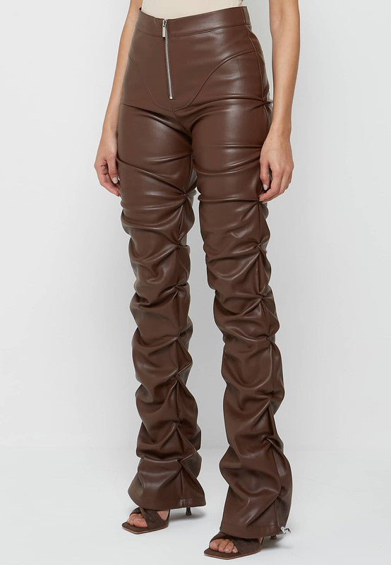 SEXY PU LEATHER PANTS - lolaluxeshop