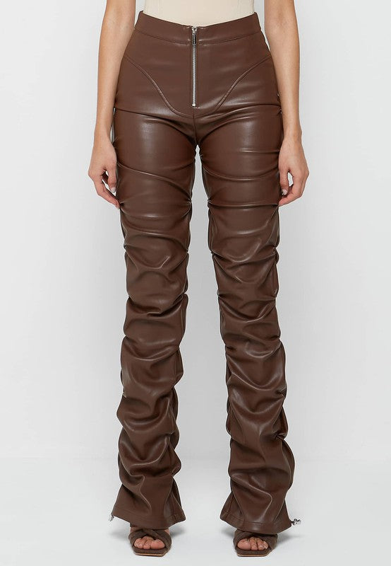 SEXY PU LEATHER PANTS - lolaluxeshop