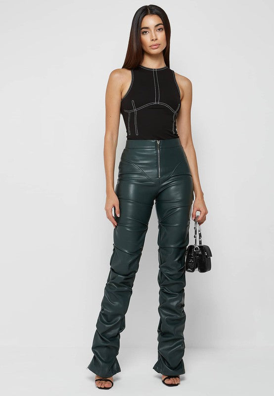 SEXY PU LEATHER PANTS - lolaluxeshop