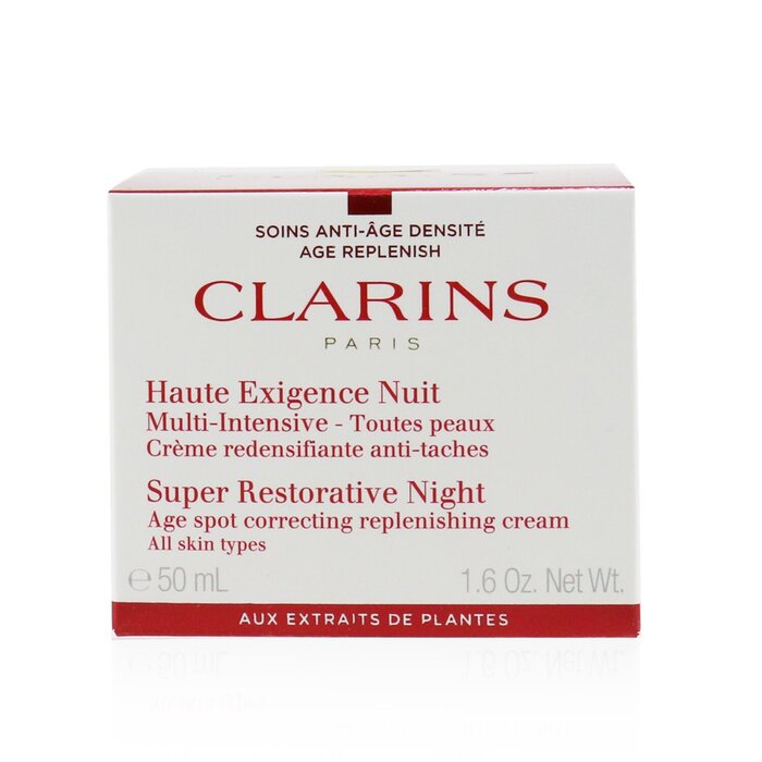 CLARINS - Super Restorative Night Age Spot Correcting Replenishing Cream - LOLA LUXE