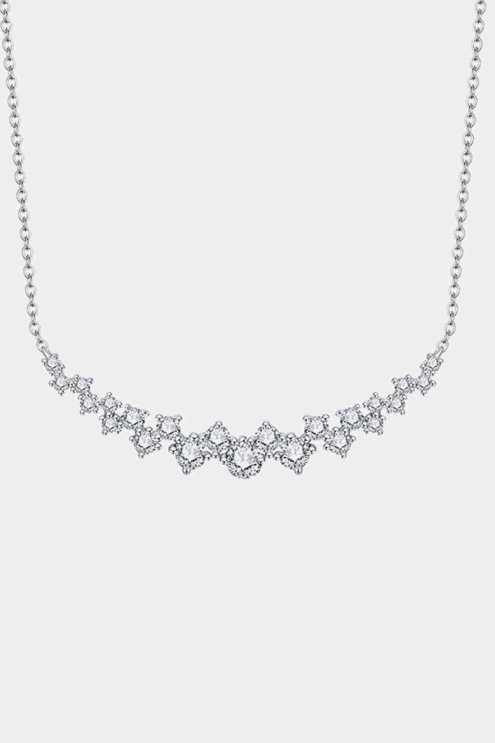 1.64 Carat Moissanite 925 Sterling Silver Necklace - lolaluxeshop