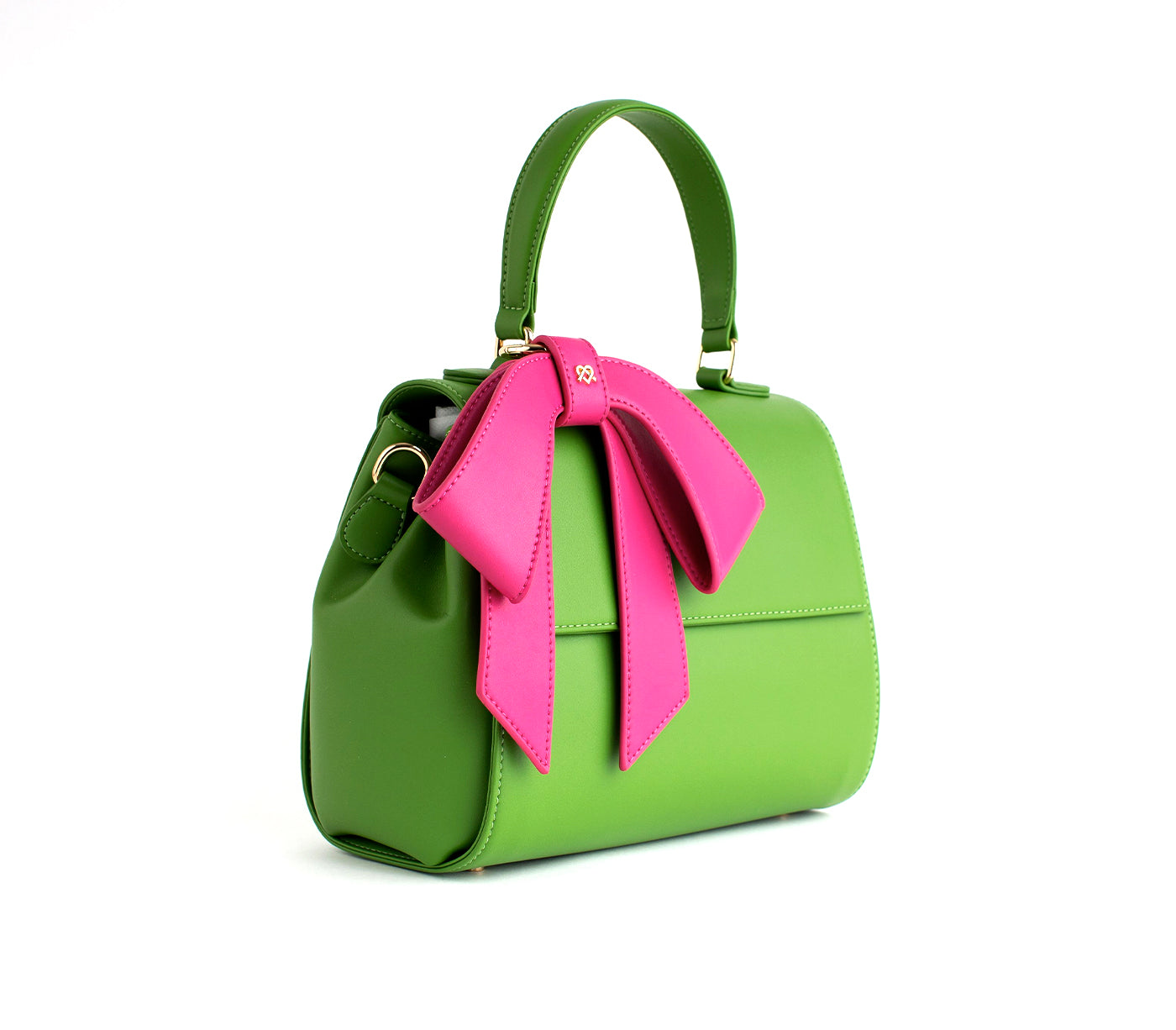 Cottontail - Neon Green Vegan Leather Bag - lolaluxeshop