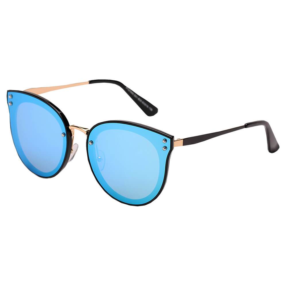 RIMINI | Women Round Cat Eye Fashion Sunglasses - lolaluxeshop