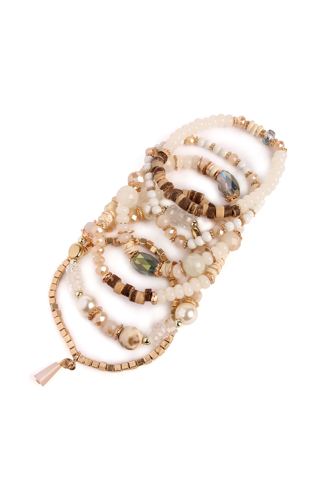 Hdb2200 - Stone Beads Stackable Bracelet - lolaluxeshop