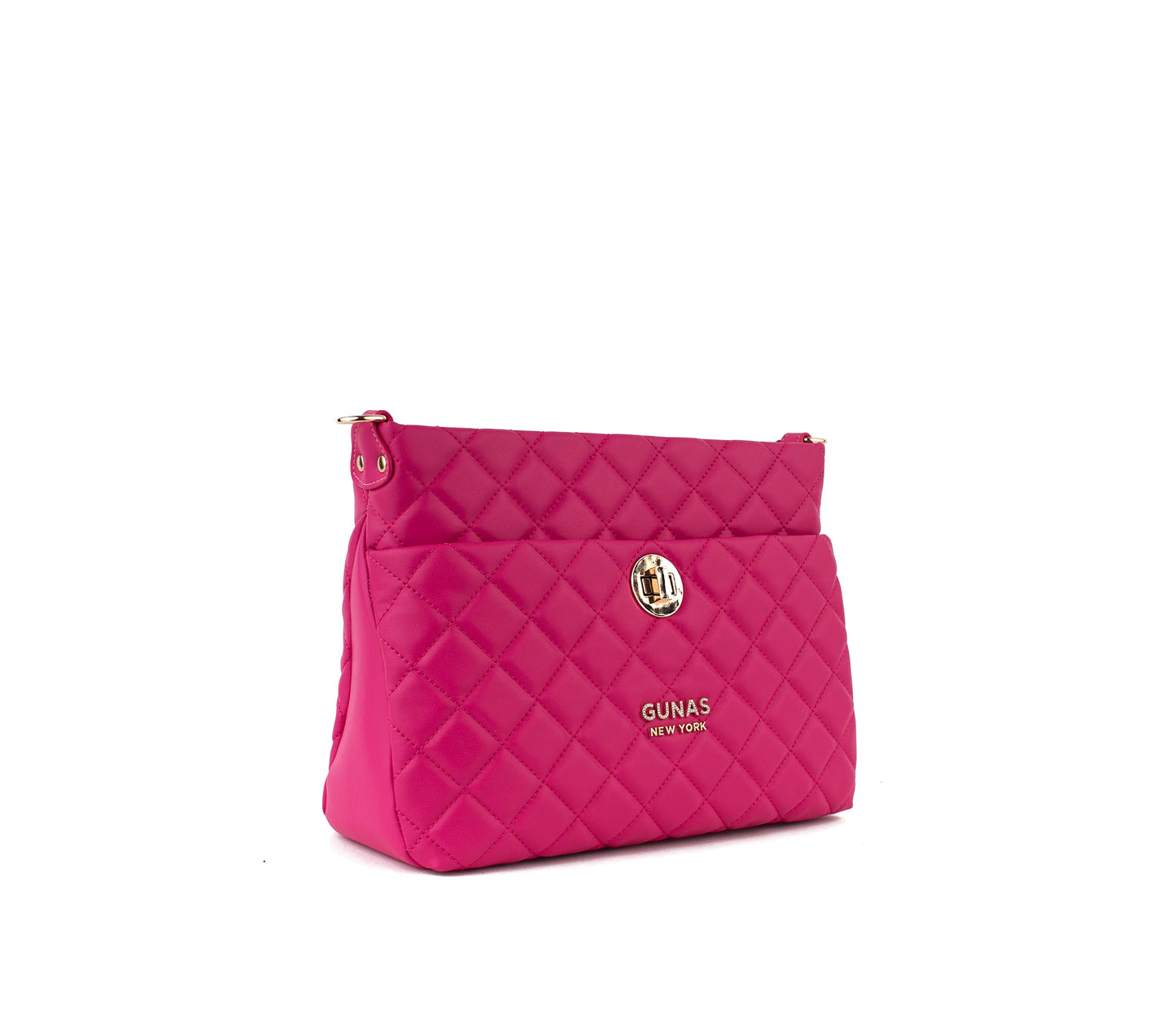 Koi - Pink Quilted Vegan Leather Purse - lolaluxeshop