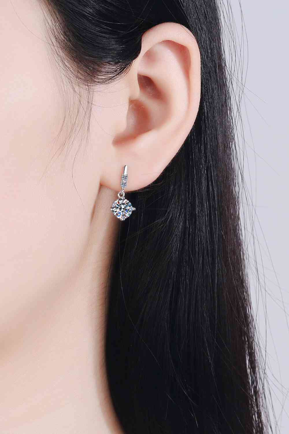 Moissanite Drop Earrings - lolaluxeshop