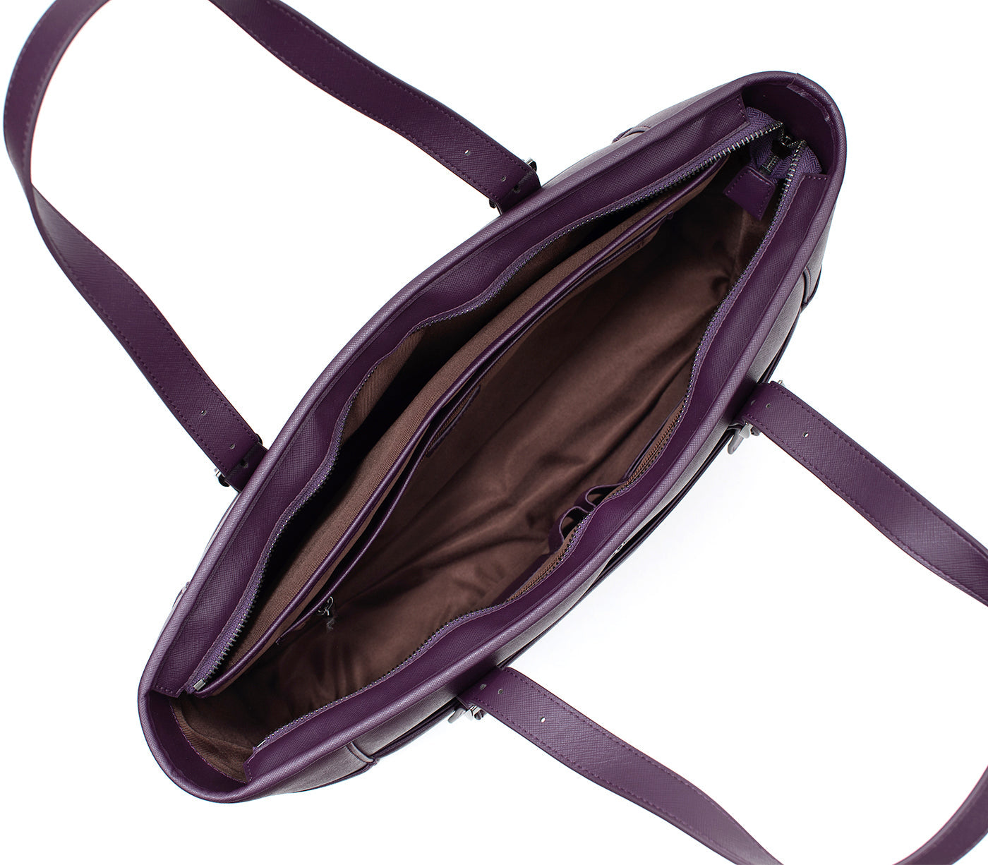 Miley - Purple Vegan Leather Laptop Bag - lolaluxeshop