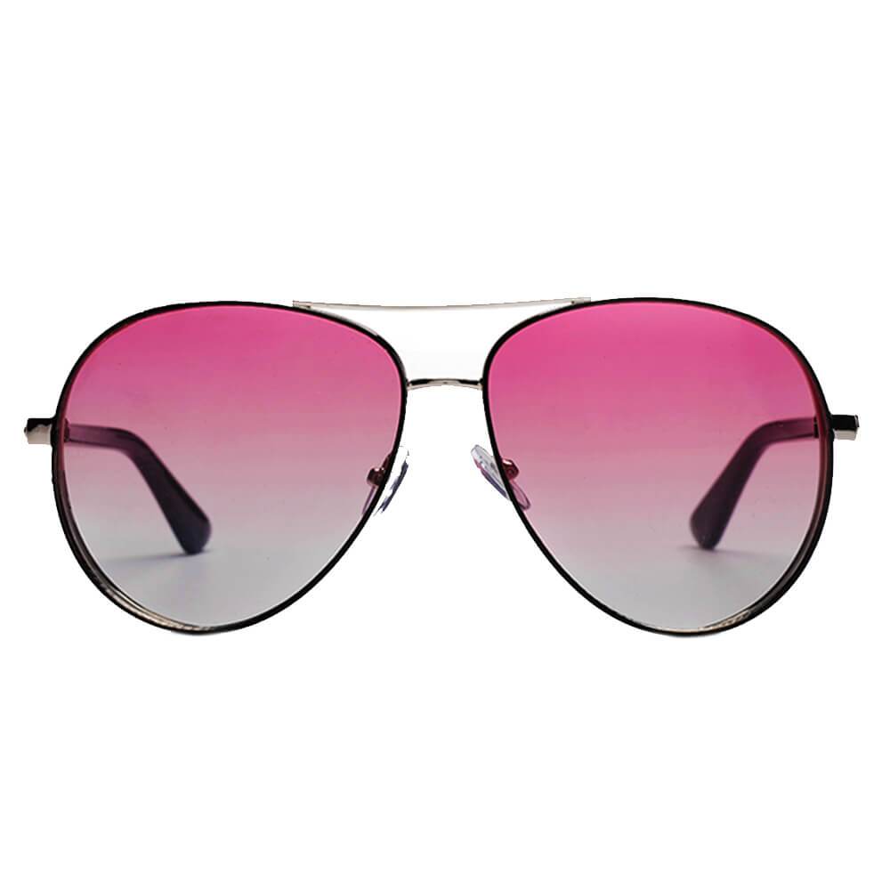 KEARNY | Classic Flat Top Brow Bar Aviator Fashion Sunglasses - lolaluxeshop