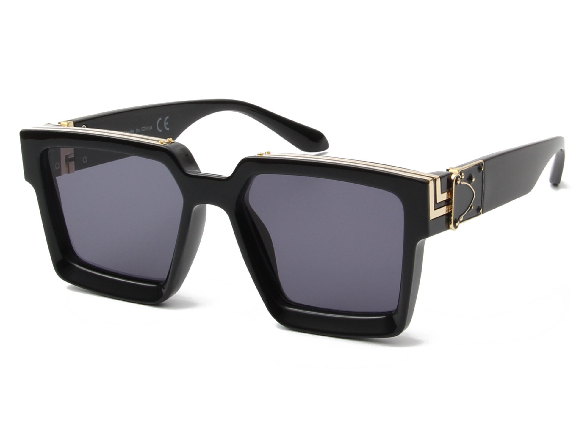 Evanston | Classic Retro Vintage Square Fashion Sunglasses - lolaluxeshop