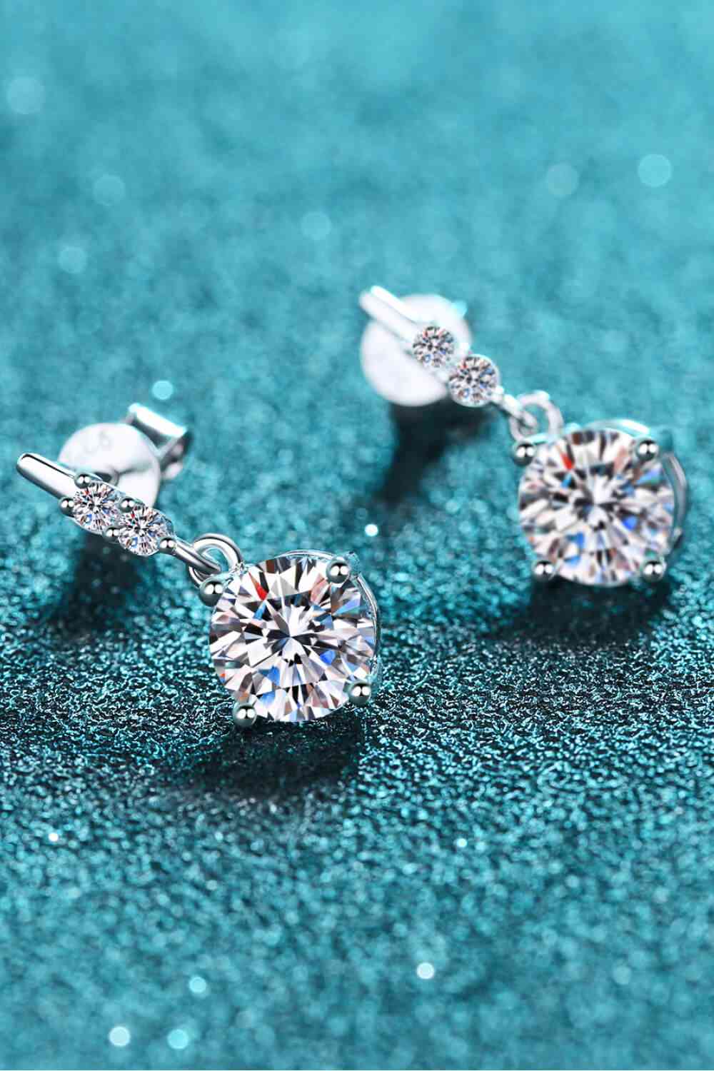 Moissanite Drop Earrings - lolaluxeshop