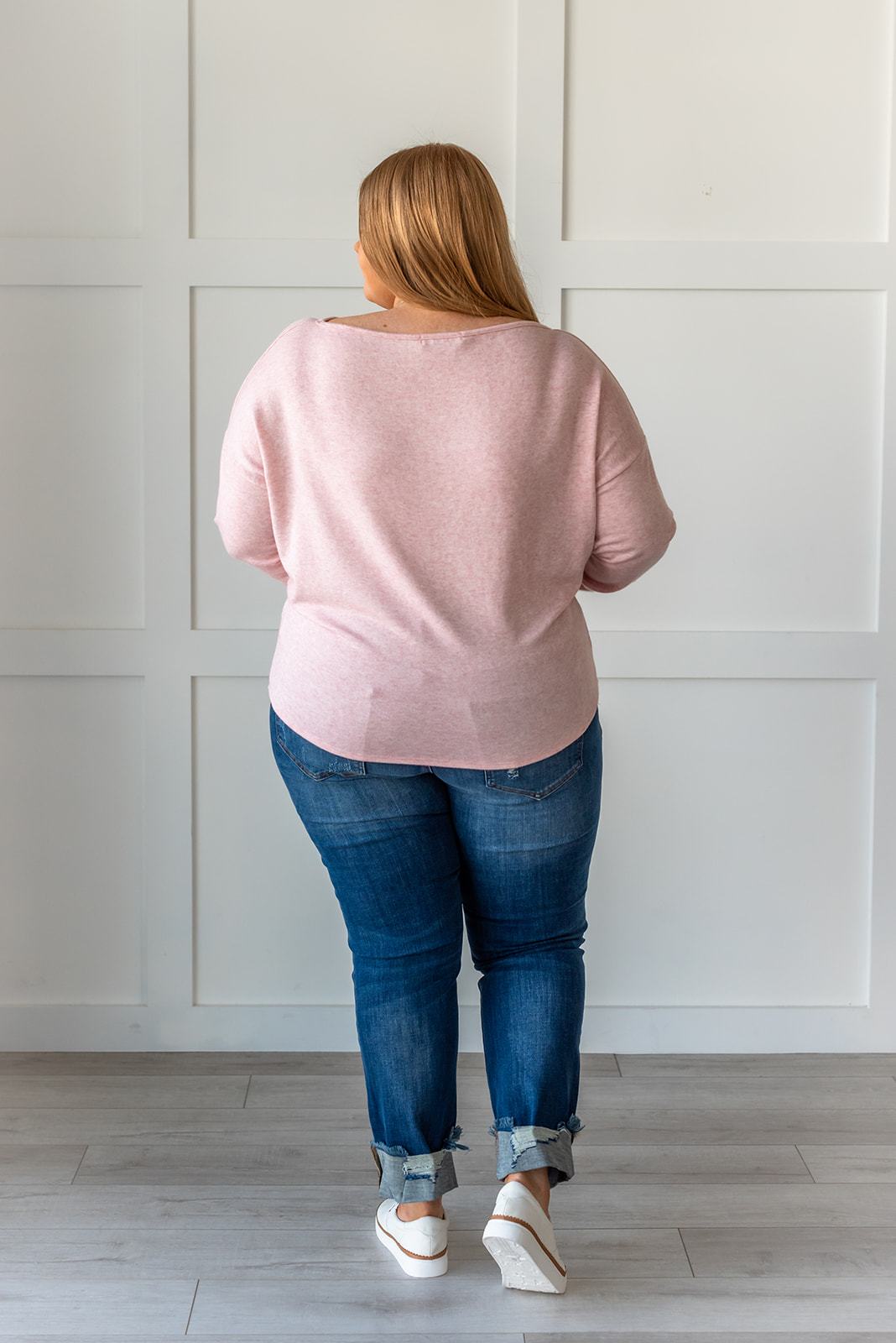 What a Beauty Drop Shoulder Top- Pink - LOLA LUXE