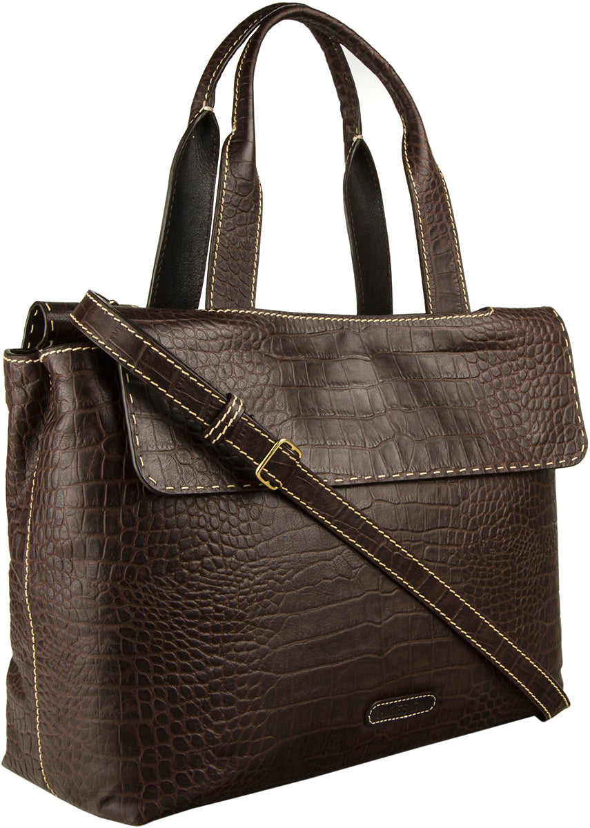 Hidesign Women's Leather Laptop Work Bag - LOLA LUXE