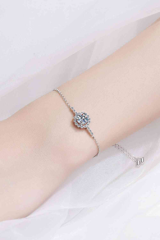 1 Carat Moissanite Chain Bracelet - lolaluxeshop