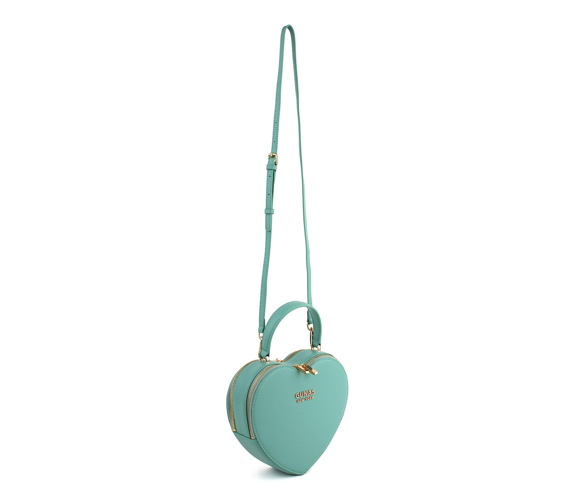 Sweetheart - Tiffany Blue Vegan Crossbody Bag - lolaluxeshop