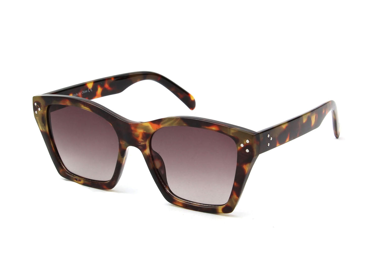 Demopolis | Women Square Retro Cat Eye Fashion Sunglasses - lolaluxeshop