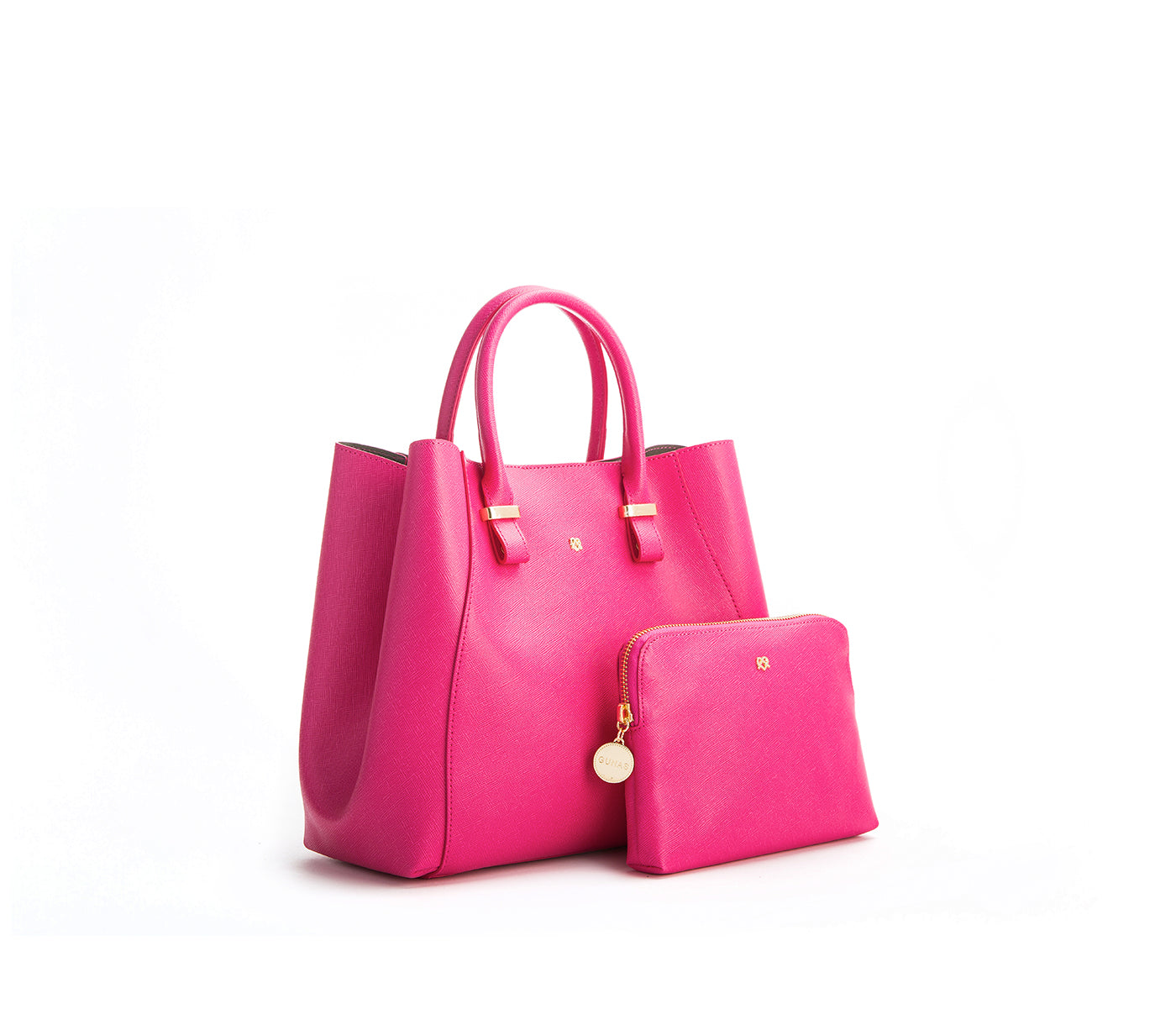 Jane - Hot Pink Vegan Leather Satchel - lolaluxeshop