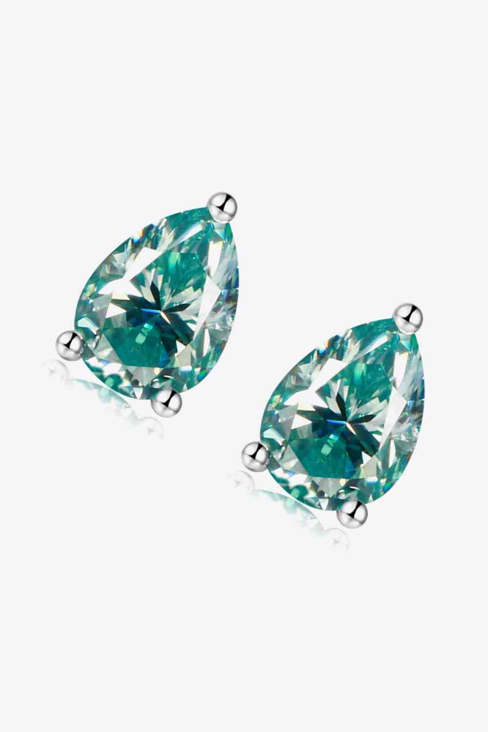 2 Carat Moissanite Teardrop Earrings - lolaluxeshop